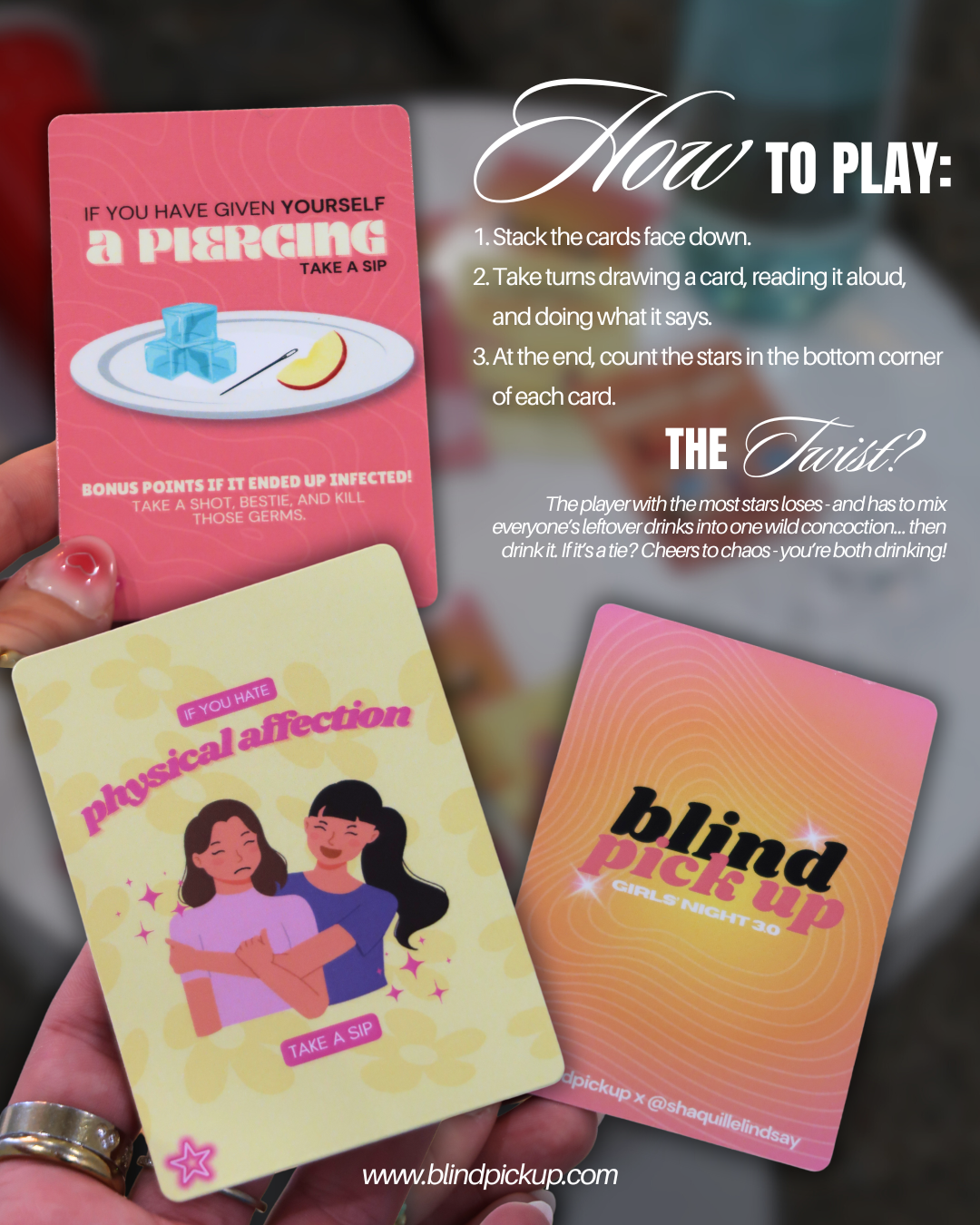 Girls' Night 3.0 Drinking Game - @shaquille.lindsay x @blindpickup